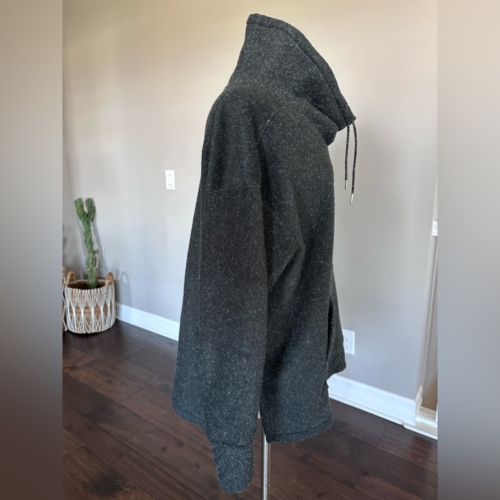 EUC Nike Fleece Pullover with Kanga Pocket & Funnel Drawstring Neck - Picture 2 of 11